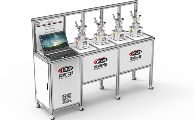 霍桐儀器框架式平行反應(yīng)釜樣機圖例